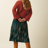 Falda KING LOUIE Juno Pine Green - Twirl