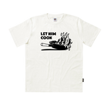 Camiseta THE DUDES Let Him Cook Off White
