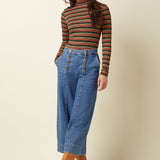 Pantalón KING LOUIE Melody Culotte Stone Denim