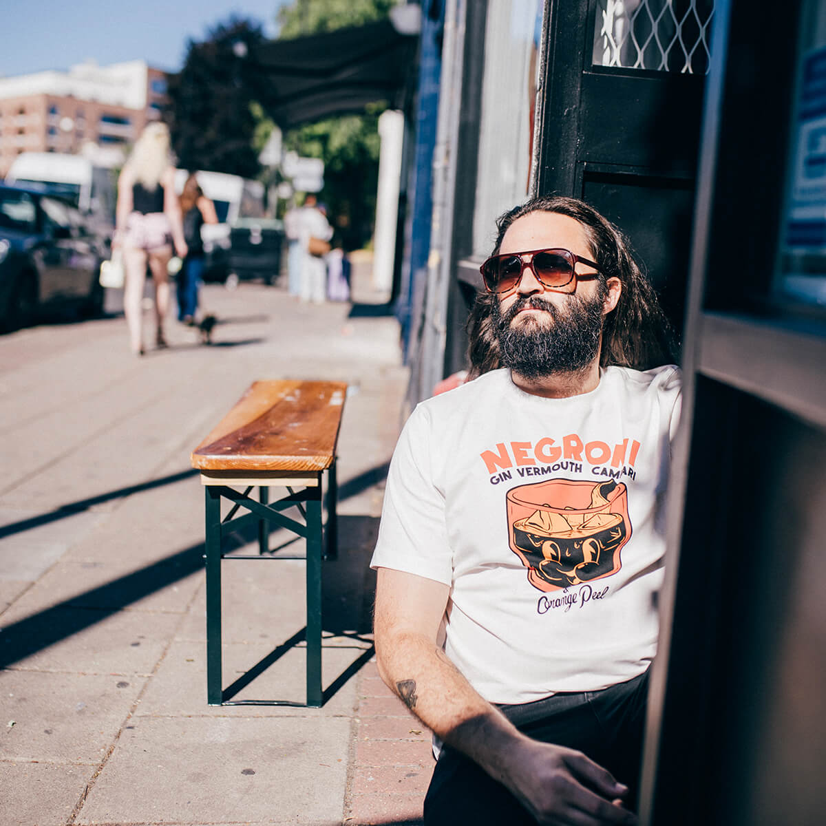 Camiseta THE DUDES Negroni Off White