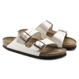BIRKENSTOCK Arizona Birko-Flor Graceful Pearl White Sandalen
