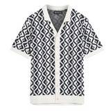 BEN SHERMAN – Hemd „Tile Resort“ in Elfenbein 