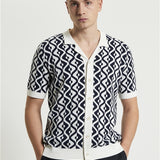 BEN SHERMAN – Hemd „Tile Resort“ in Elfenbein 