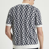 BEN SHERMAN – Hemd „Tile Resort“ in Elfenbein 