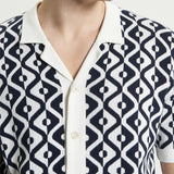 BEN SHERMAN – Hemd „Tile Resort“ in Elfenbein 