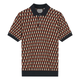 Polo BEN SHERMAN Jacquard Black