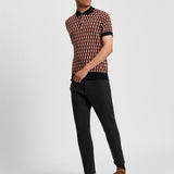 Polo BEN SHERMAN Jacquard Black