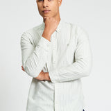 Camisa BEN SHERMAN Oxford Stripe Sage