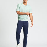 Polo BEN SHERMAN Wave Texture Mint