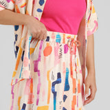 DEDICATED Klippan Summer Abstract Skirt