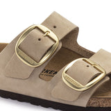 Birkenstock Arizona Big Buckle Nubuc Leder Sandcastle
