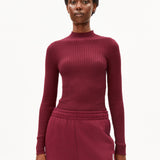 Jersey ARMEDANGELS Alaania Knit Velvet Red