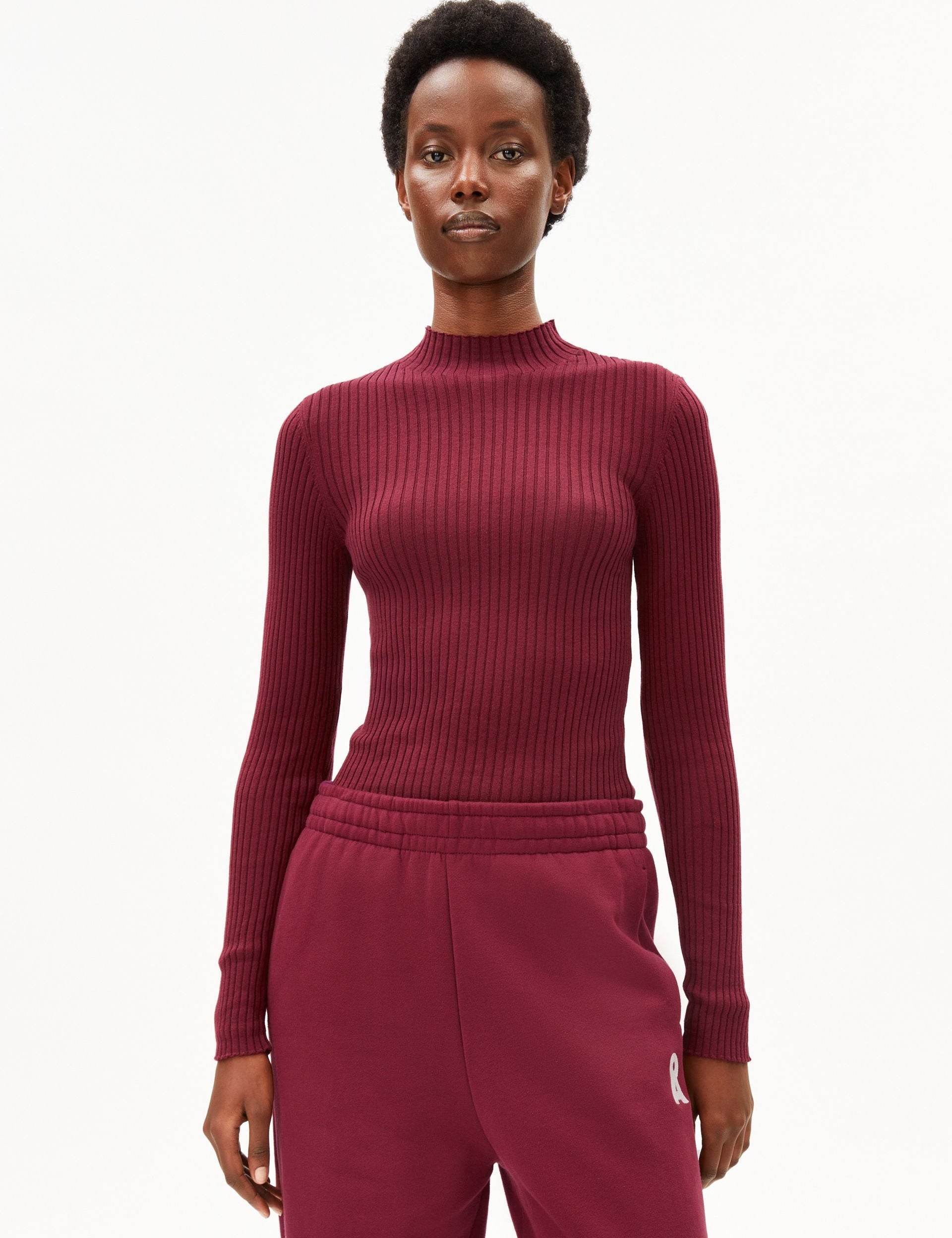 Jersey ARMEDANGELS Alaania Knit Velvet Red