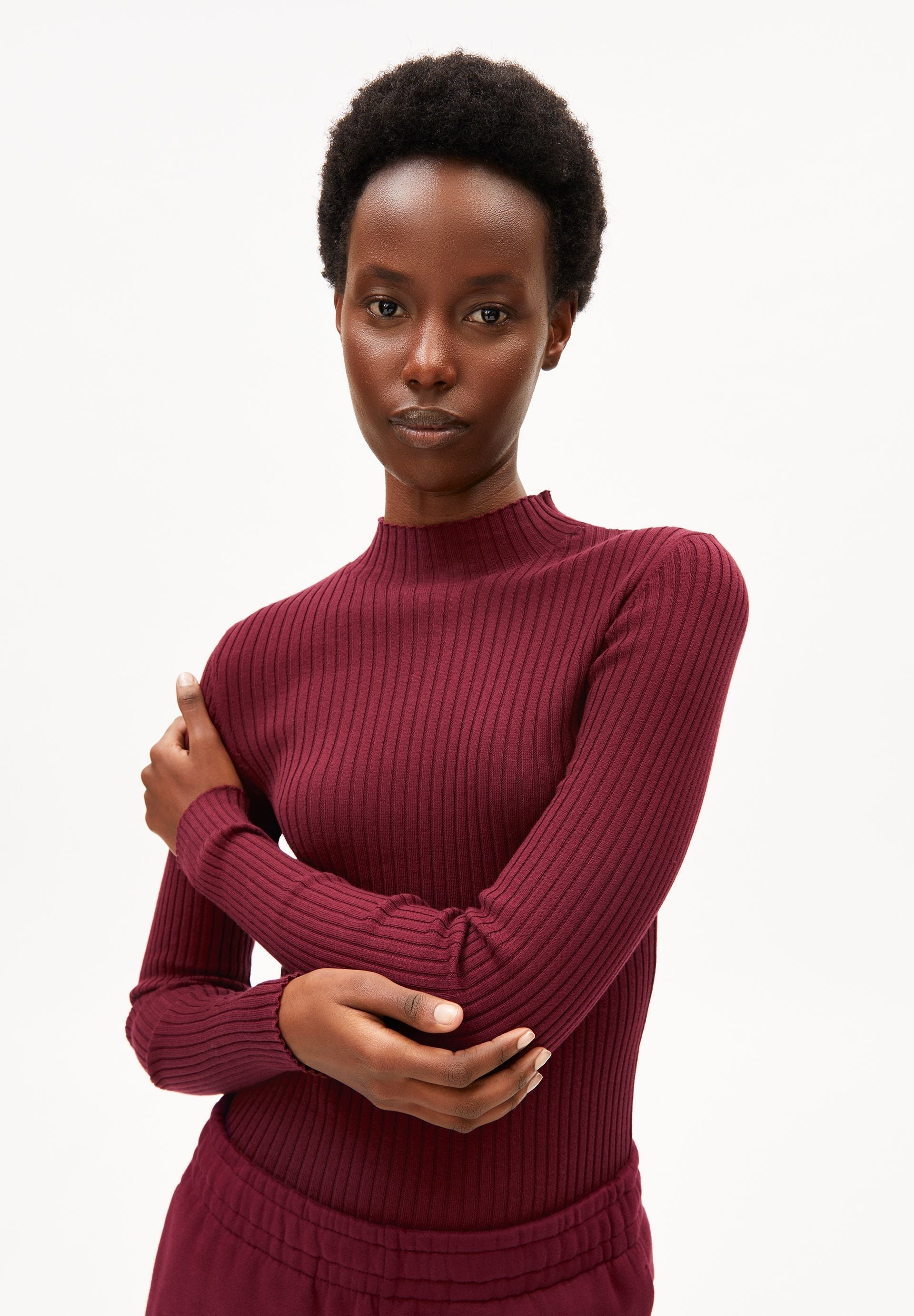 Jersey ARMEDANGELS Alaania Knit Velvet Red - imagen oficial 311