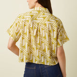 Blusa KING LOUIE Evelina Laguna Woven Spring Yellow