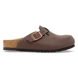 Zuecos BIRKENSTOCK Boston Kids Birko-Flor Nubuck Mocca