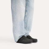 Zuecos BIRKENSTOCK Boston Wire Buckle Piel Nubuc Black