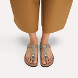 BIRKENSTOCK Gizeh Sintético en SYN Leo Gray Taupe