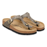 BIRKENSTOCK Gizeh Sintético en SYN Leo Gray Taupe