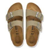 Sandalias BIRKENSTOCK Arizona Birko-Flor Faded Khaki / Dark Brown