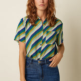Blusa KING LOUIE Evelina Cliff Mazarine