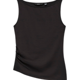 Camiseta VERO MODA Kira Boat Neck Black