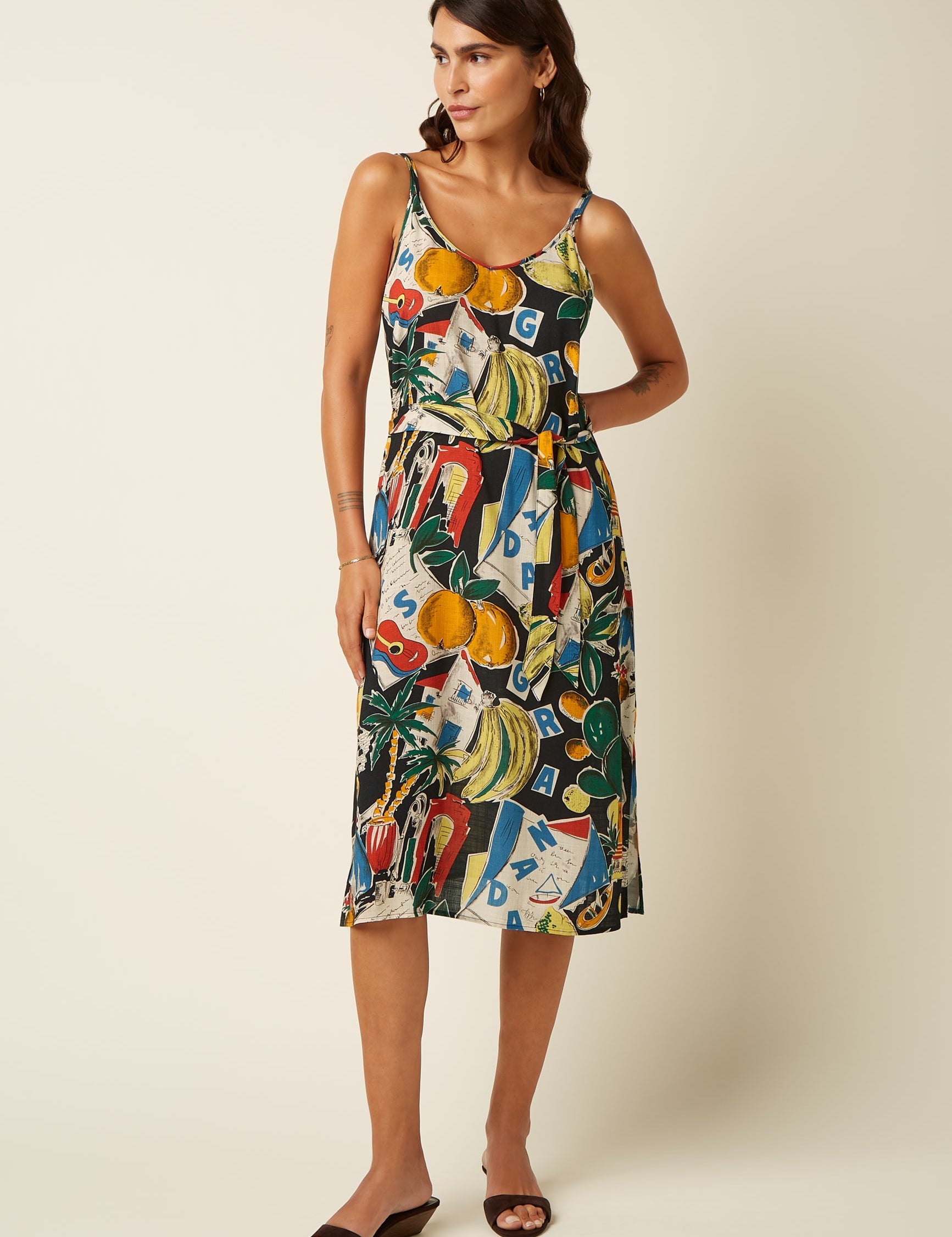 Vestido KING LOUIE Nadya Tropez Black