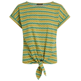 Camiseta KING LOUIE Aria Knot Saro Spring Yellow