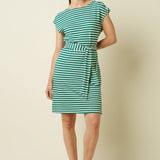 Vestido KING LOUIE Manon Chopito Stripe Ultra Green