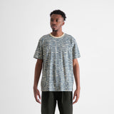 DEDICATED Stockholm Wave Tiles Blue T-shirt