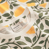Camiseta DEDICATED Vadstena Lemon Branches White