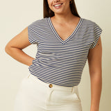 Top KING LOUIE Double V Beacon Blue