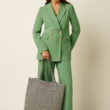 Bolso KING LOUIE Shopper Pretty Check Mazarine