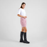 Falda DEDICATED Majorna de Pana Lilas Pink