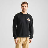 Sudadera DEDICATED Malmoe Cut Out Mountain Black