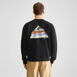 Sudadera DEDICATED Malmoe Cut Out Mountain Black