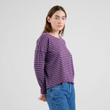 Top DEDICATED Humledal Stripes Fig Red