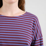 Top DEDICATED Humledal Stripes Fig Red