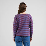 Top DEDICATED Humledal Stripes Fig Red