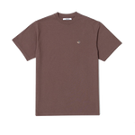 Camiseta EDMMOND Duck Plain Chocolate - flat frontal con fondo transparente