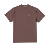 Camiseta EDMMOND Duck Plain Chocolate - flat frontal con fondo transparente