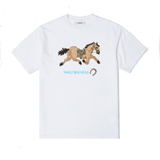 Camiseta EDMMOND Family Business Plain White - flat frontal con fondo transparente