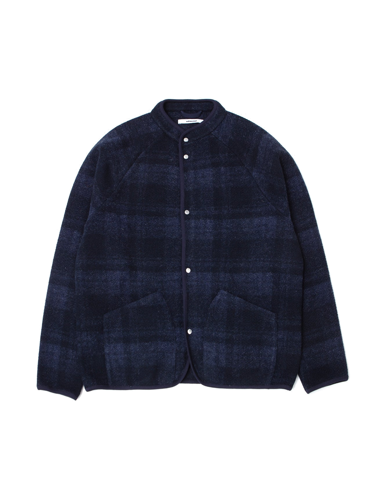Chaqueta EDMMOND Atelier Plain Navy - flat frontal con fondo transparente