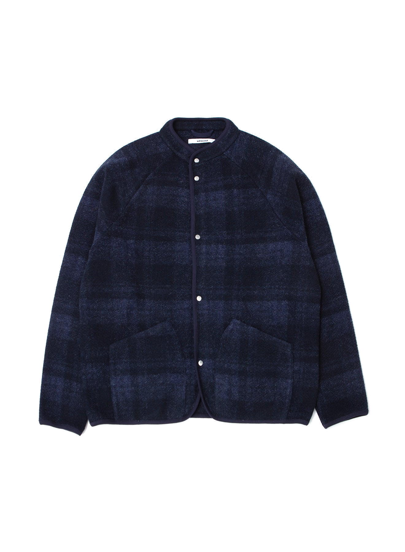 Chaqueta EDMMOND Atelier Plain Navy - flat frontal con fondo transparente