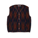 Chaleco EDMMOND Atelier Plain Brown - flat frontal con fondo transparente