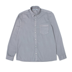 Camisa EDMMOND Mini Logo Plain Grey - flat frontal con fondo transparente