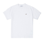 Camiseta EDMMOND Duck Plain White - flat frontal con fondo transparente
