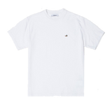 Camiseta EDMMOND Duck Plain White - flat frontal con fondo transparente