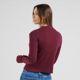 Camiseta DEDICATED Ryd Rib Fig Red