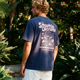 Camiseta ON VACATION Smoothie Operator Washed Purple - ECRU